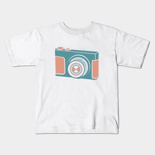 modern Camera pastel colors Kids T-Shirt